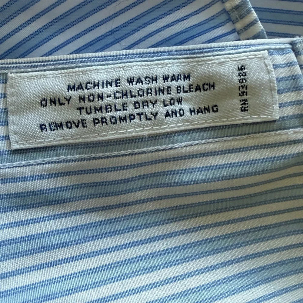 Brooks Brothers Blue and White Striped Button Up Shirt - Picture 5 of 5
